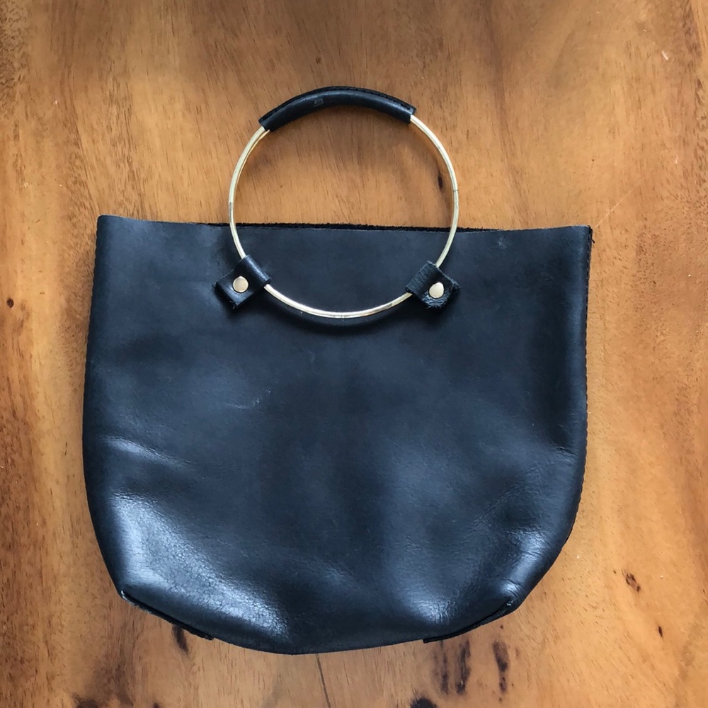 Tribe Alive Handbag — black leather